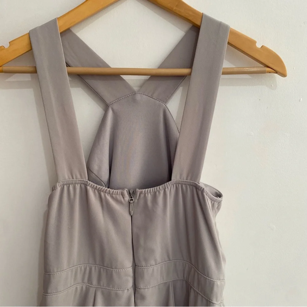 Lulu’s S Forevermore Grey Skater Dress - Picture 3 of 12